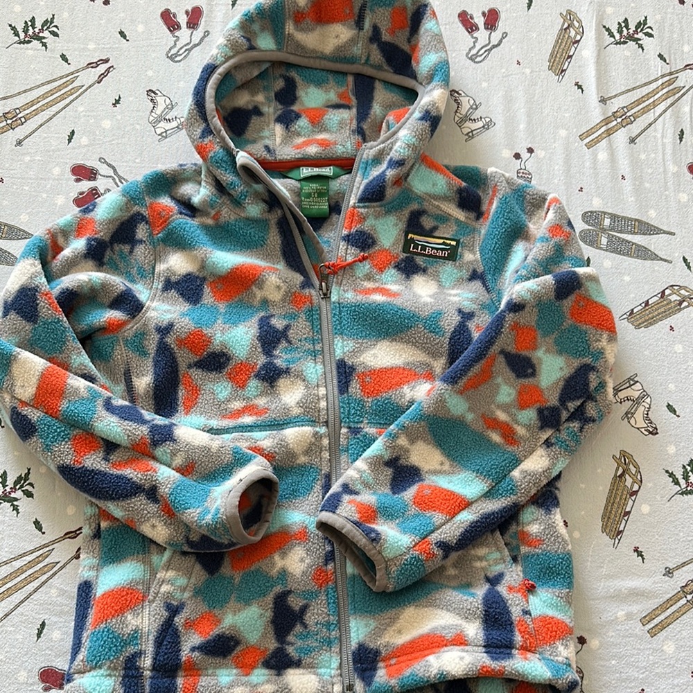 L.L. Bean Kids' Multicolor Fleece Hoodie